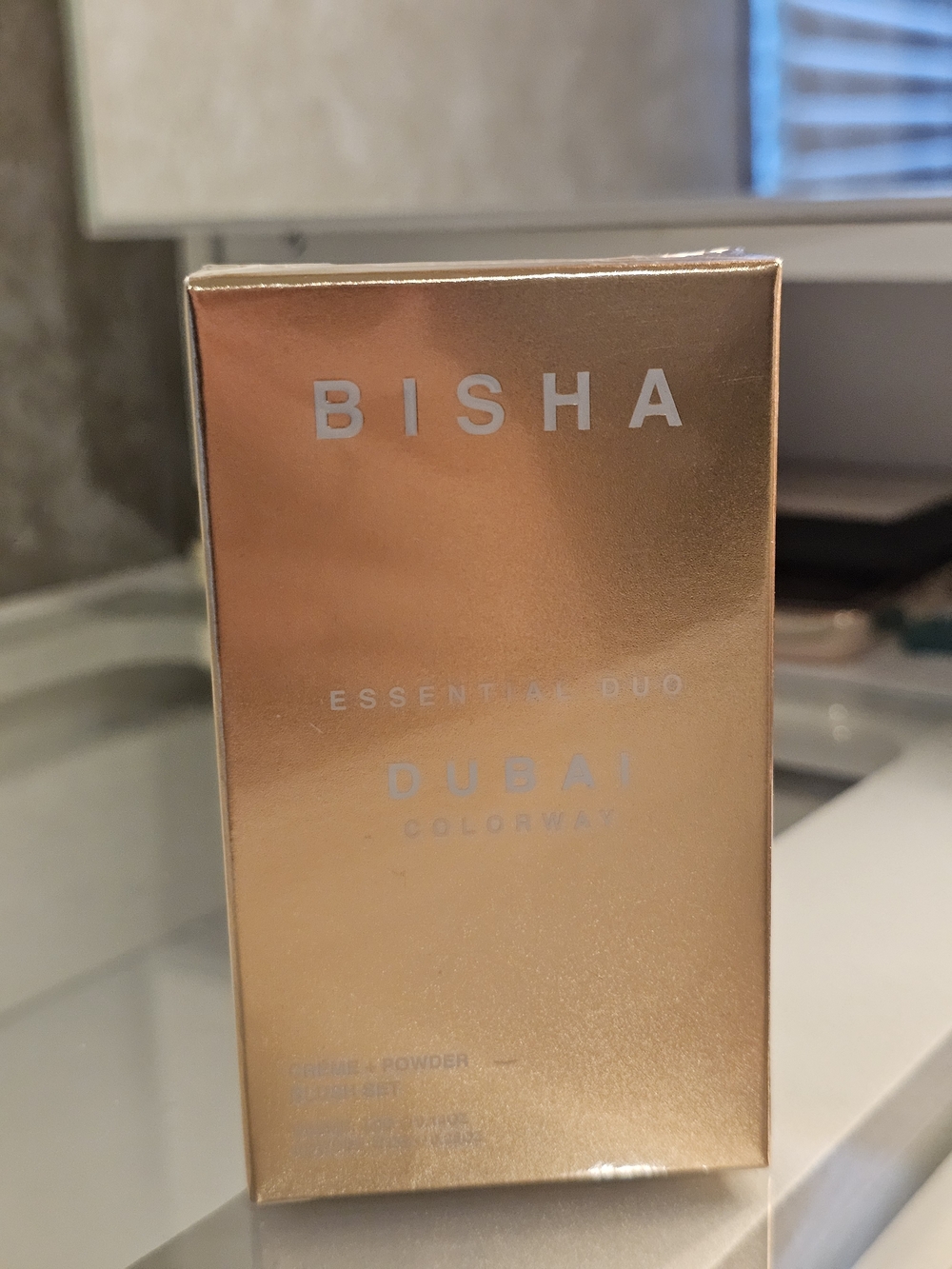 BISHA Essential Duo Cream & Powder Blush Dubai NEW